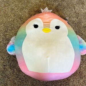 rainbow princess penguin squishmallow
